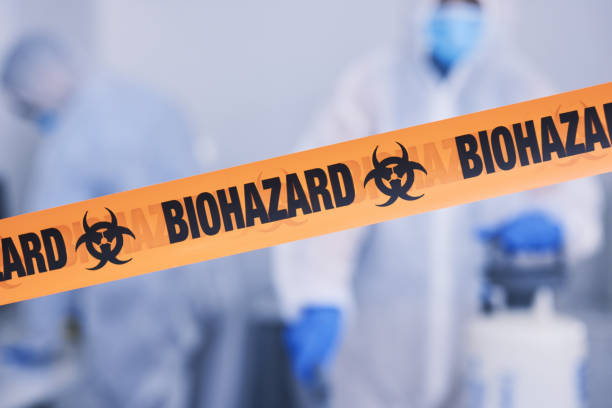 Professional Infectious Disease Decontamination technician working in Grandview, TX